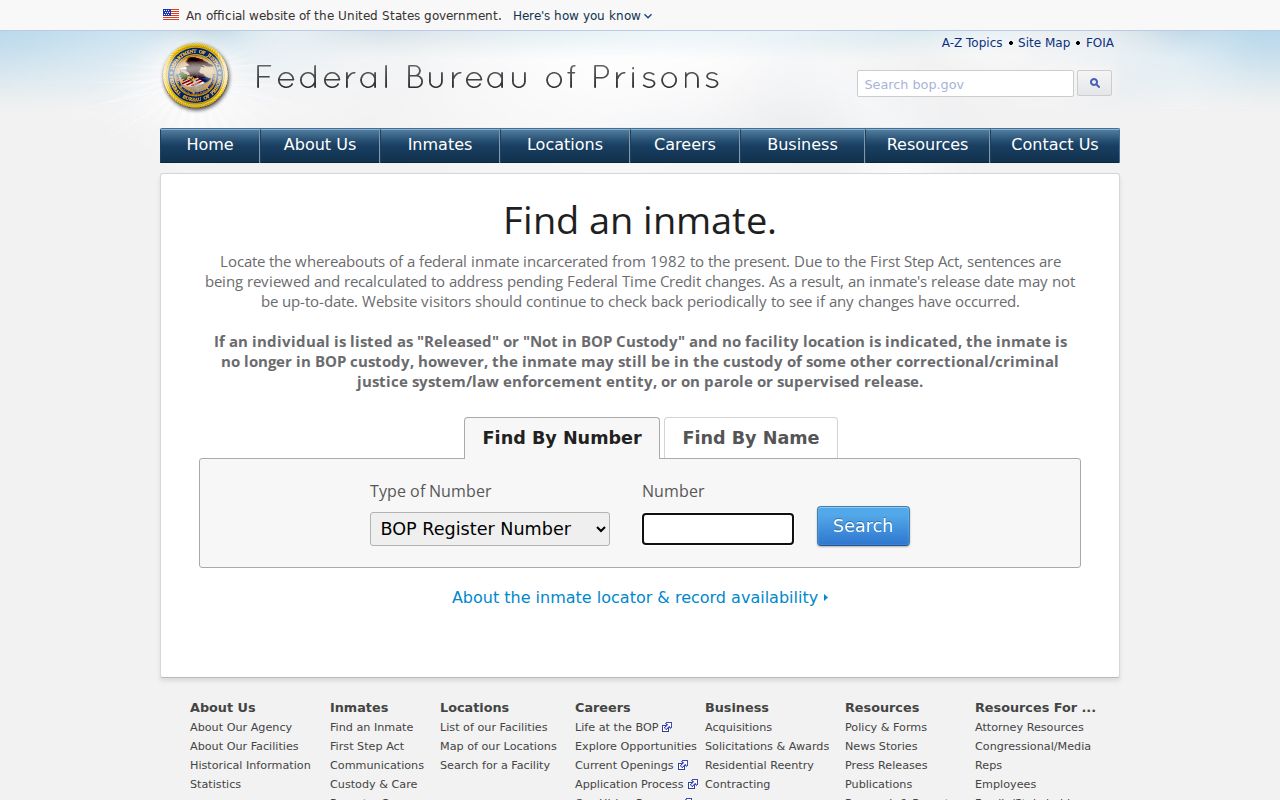 Clinton County criminal records federal inmate locator